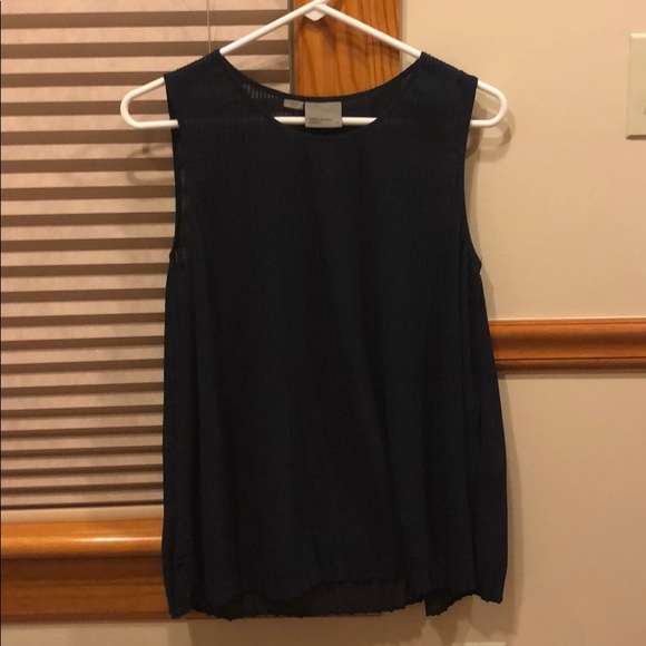 Navy women’s vero moda sleeveless blouse - Picture 1 of 3